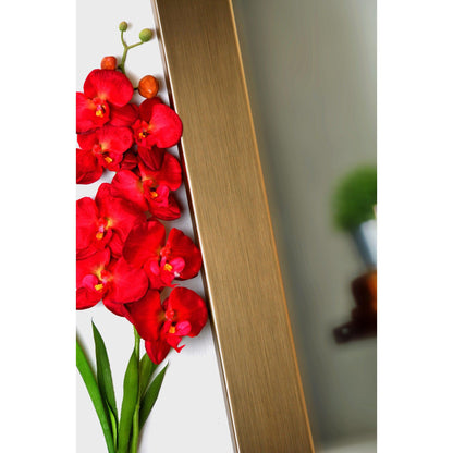 Brandtworks Contemporary 71" x 71" Champagne Wall Mirror