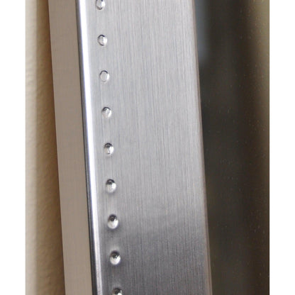 Brandtworks Embossed 20" x 69" Embossed Silver Mirror