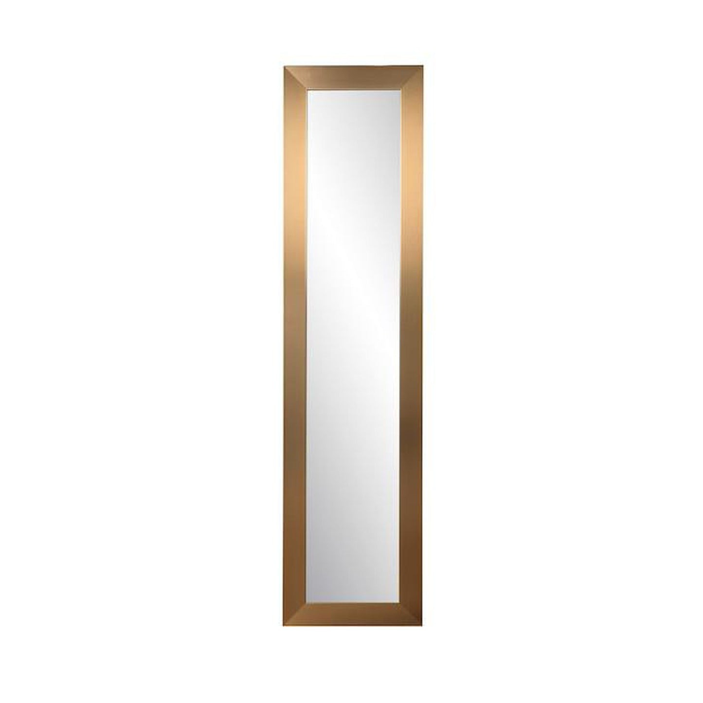 Brandtworks Mid Century 22" x 71" Champagne Over the Door Mirror