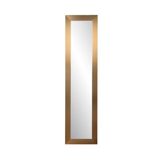 Brandtworks Mid Century 22" x 71" Champagne Over the Door Mirror
