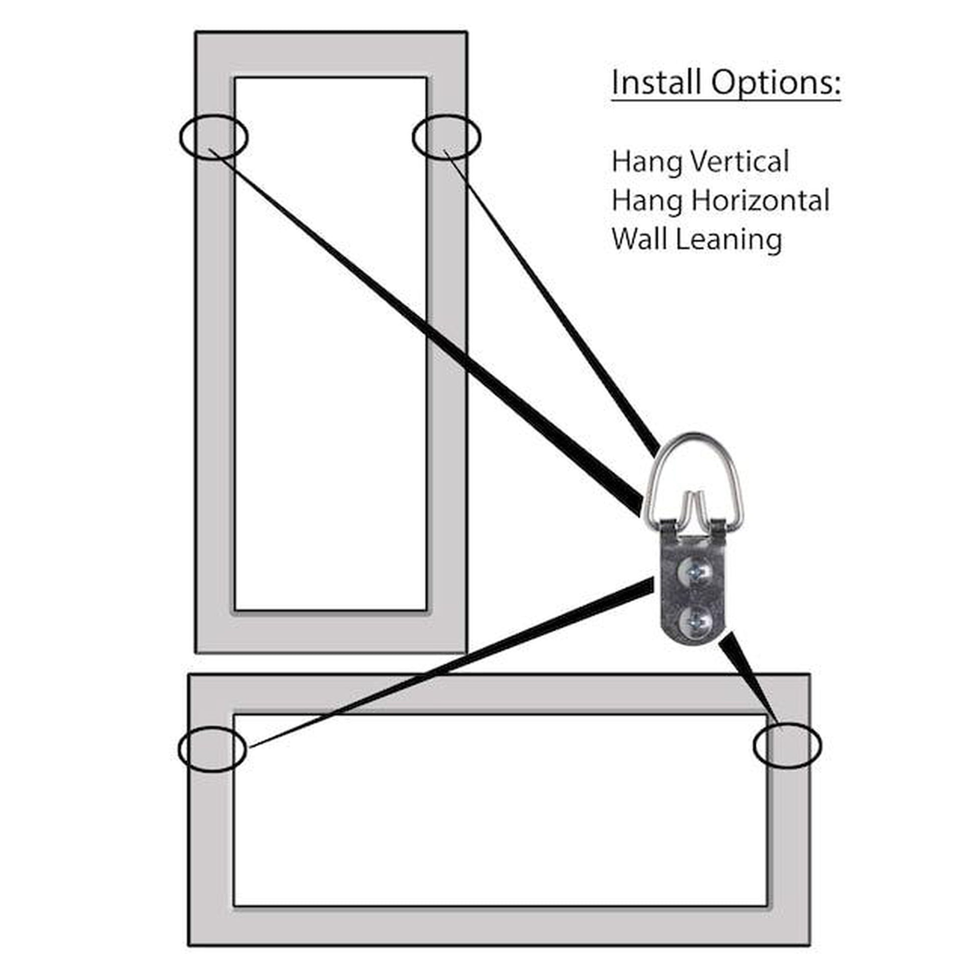 Brandtworks Modern 22" x 71" Silver Over the Door Mirror