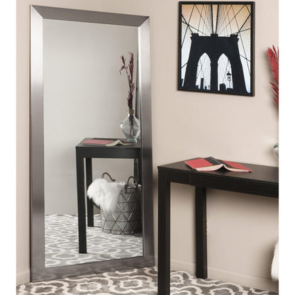 Brandtworks Modern 26" x 32" Silver Wall Mirror
