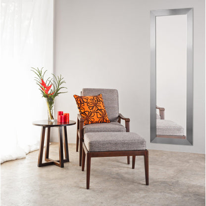 Brandtworks Modern 32" x 50" Silver Wall Mirror