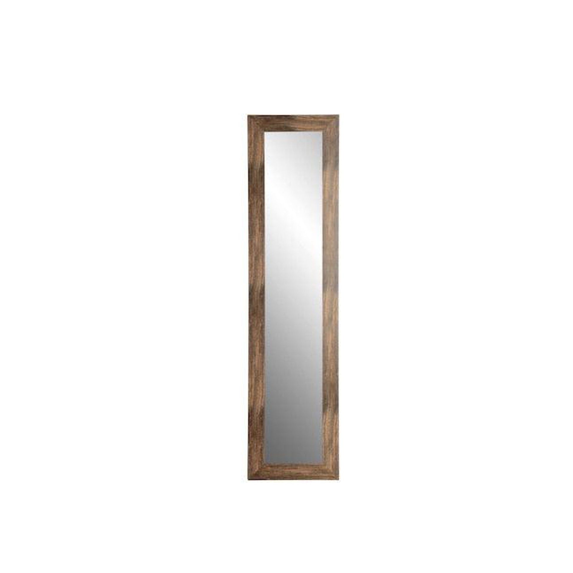 Brandtworks Urban Country 22" x 71" White Over the Door Mirror