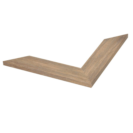 Brandtworks Urban Country 32" x 71" Light Brown Grain Accent Mirror