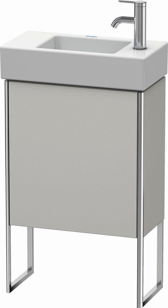 Duravit XSquare 19" Concrete Gray One Door Floorstanding Vanity Unit (XS4471L0707)