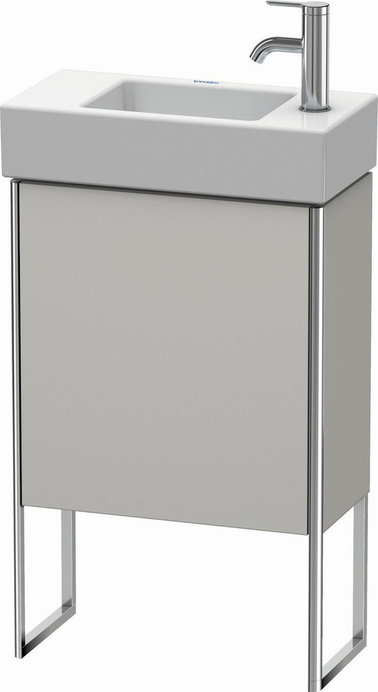 Duravit XSquare 19" Concrete Gray One Door Floorstanding Vanity Unit (XS4471L0707)