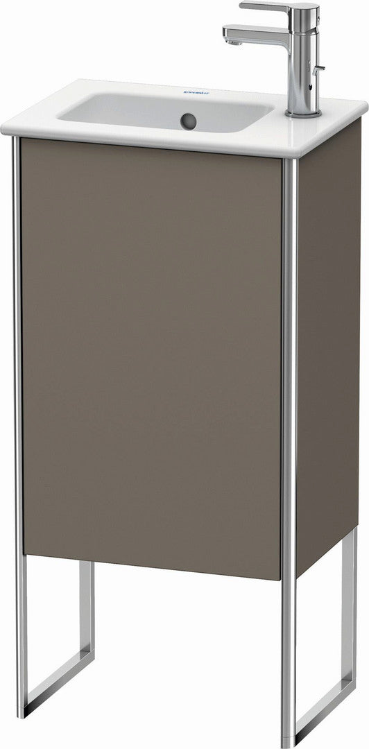 Duravit XSquare 16" Flannel Gray One Door Floorstanding Vanity Unit (XS4440L9090)