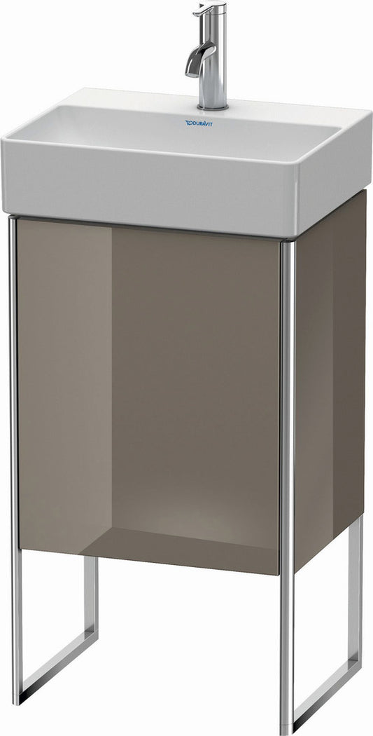 Duravit XSquare 17" Flannel Gray One Door Floorstanding Vanity Unit (XS4441L8989)