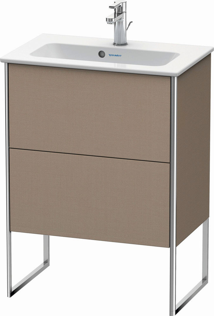 Duravit XSquare 24" Linen Two Drawer Floorstanding Vanity Unit (XS445407575)