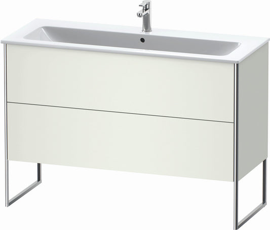 Duravit XSquare 48" White Satin Matt Two Drawer Floorstanding Vanity Unit (XS444803636)