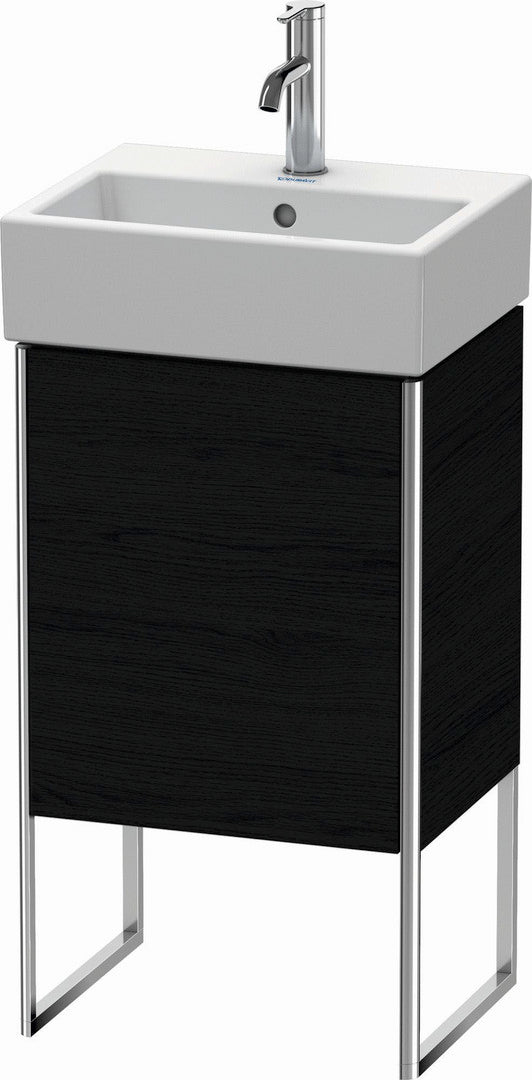 Duravit XSquare 17" Oak Black One Door Floorstanding Vanity Unit (XS4470R1616)