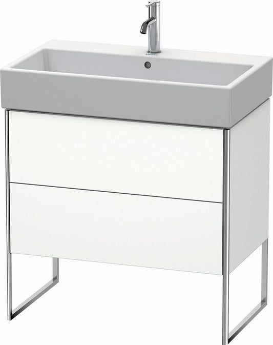 Duravit XSquare 31" White Satin Matt Two Drawer Floorstanding Vanity Unit (XS447501818)