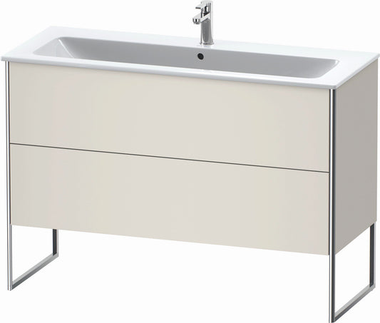 Duravit XSquare 48" Nordic White Two Drawer Floorstanding Vanity Unit (XS444803939)