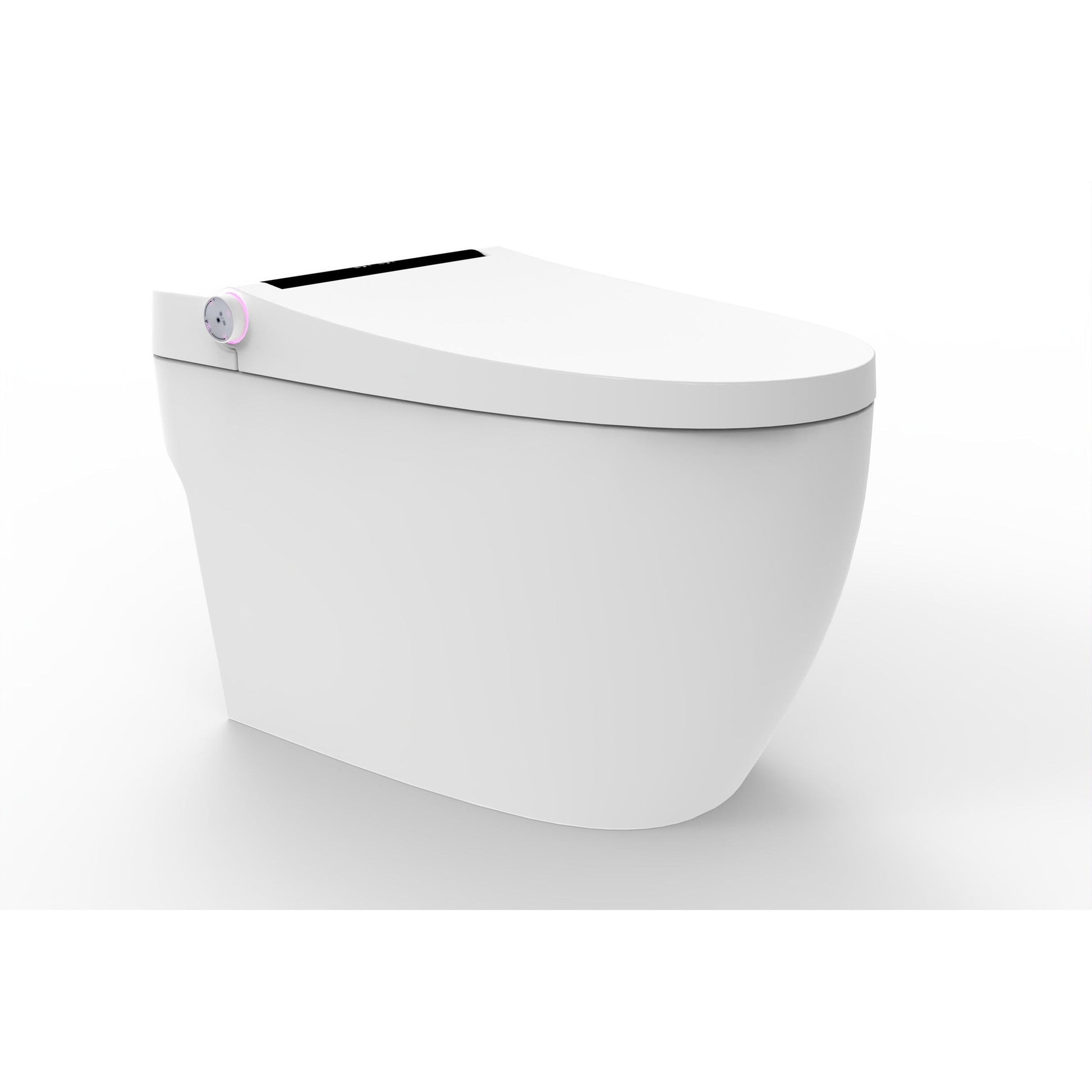 Castello USA Angeles White Smart Toilet With Bidet and LED Display