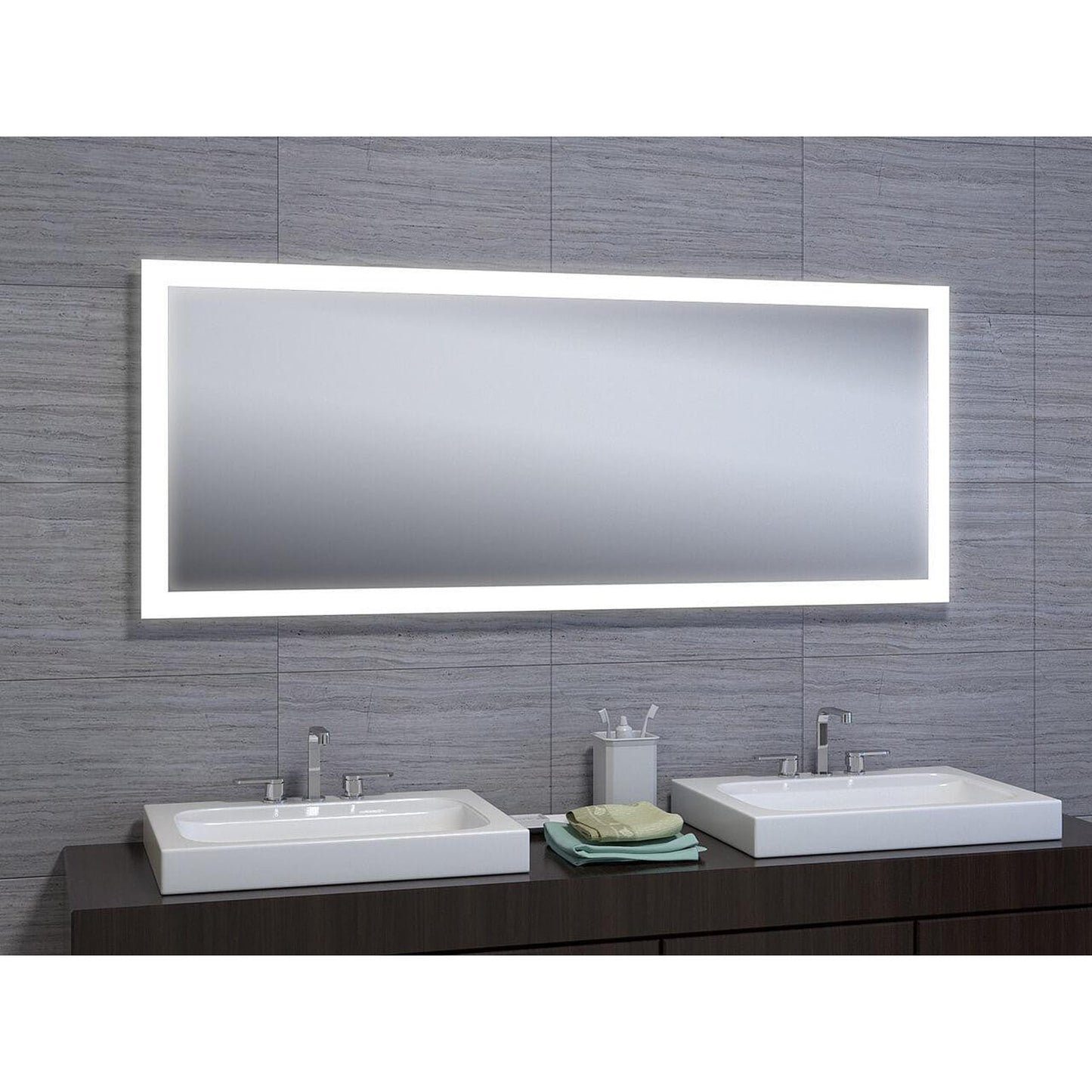 Castello USA Angelina 48" x 30" LED Bathroom Mirror With On/Off Sensor
