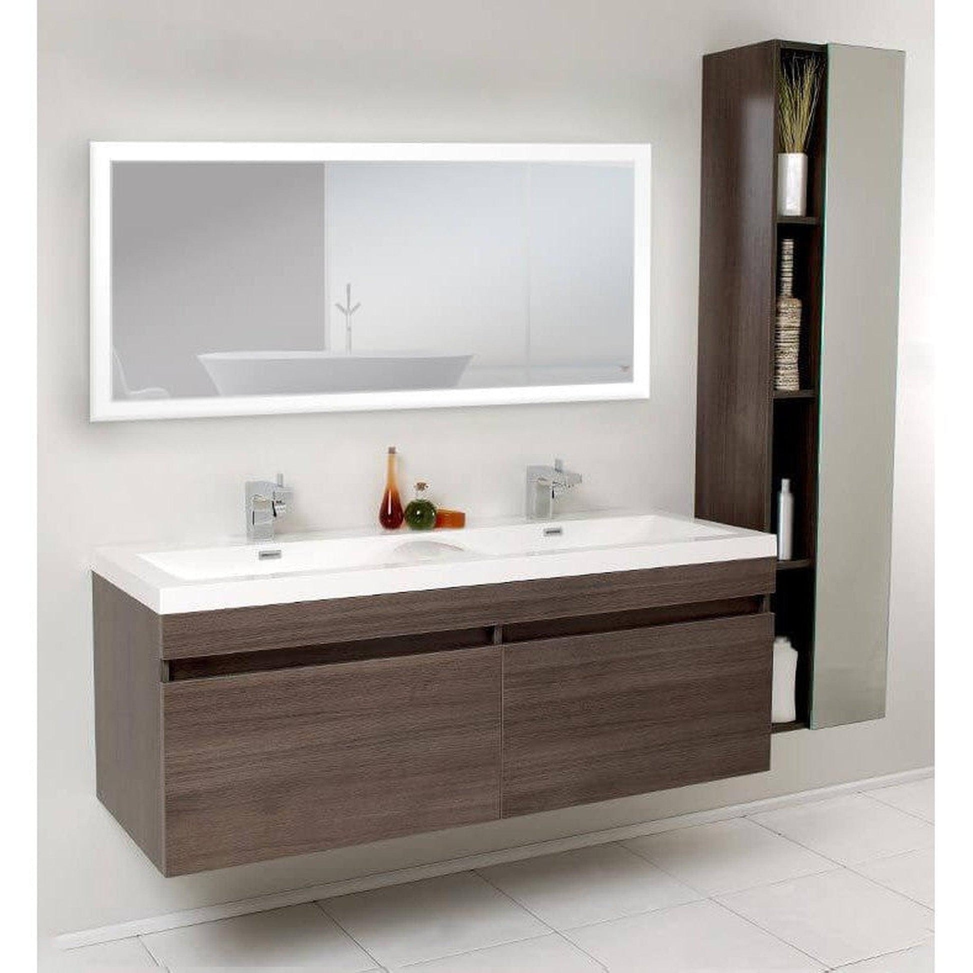 Castello USA Angelina 60" x 30" LED Bathroom Mirror With On/Off Sensor
