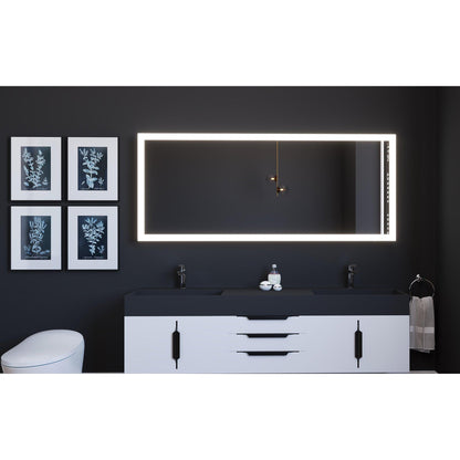 Castello USA Angelina 72" x 30" Dimmable LED Smart Mirror