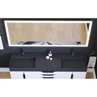 Castello USA Angelina 72" x 30" Dimmable LED Smart Mirror