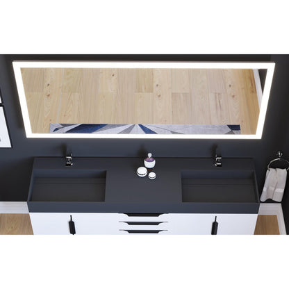 Castello USA Angelina 72" x 30" LED Bathroom Mirror With On/Off Sensor