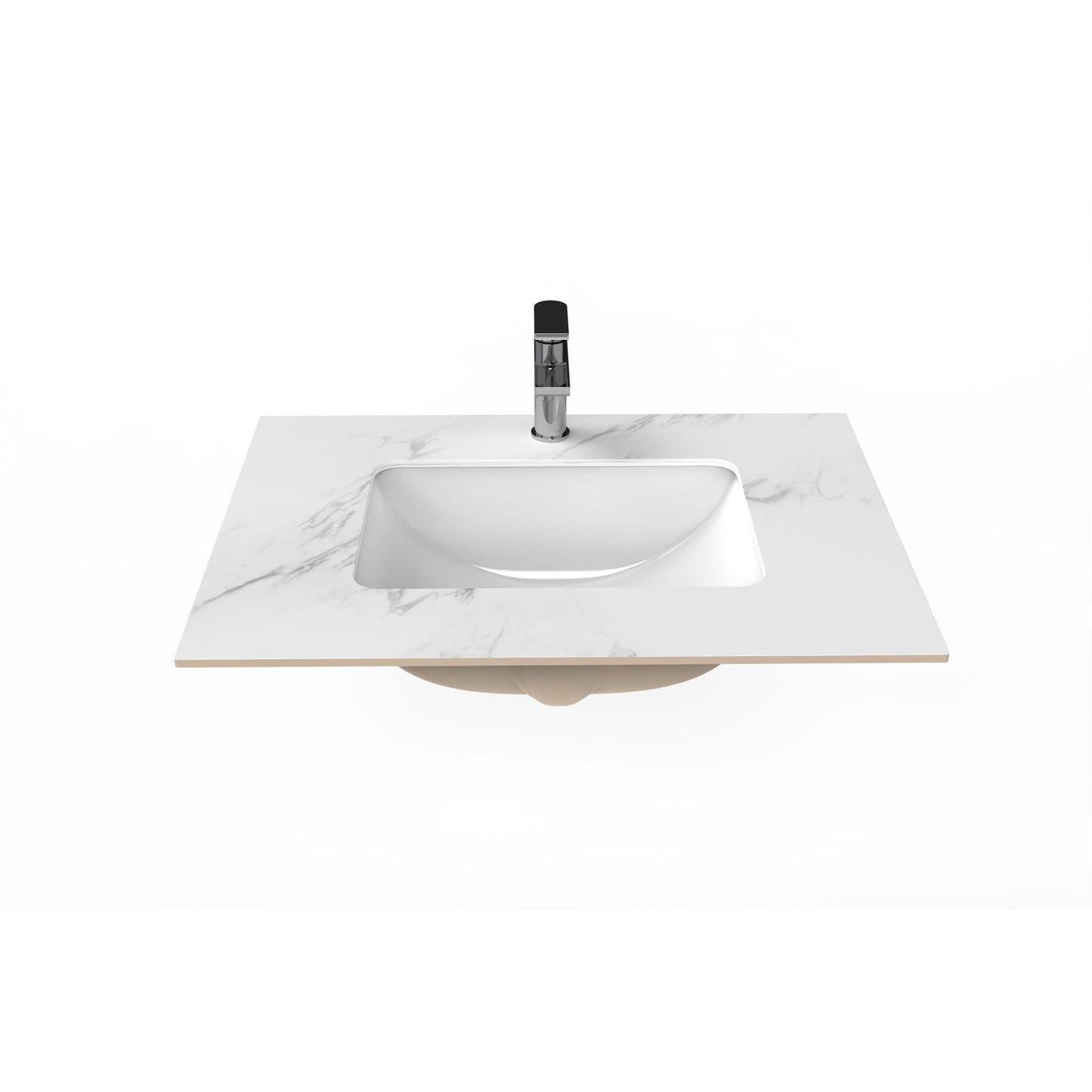 Castello USA Cassandra 30" White Porcelain Vanity Top