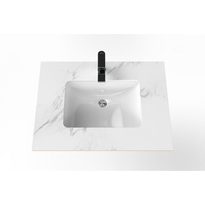 Castello USA Cassandra 30" White Porcelain Vanity Top