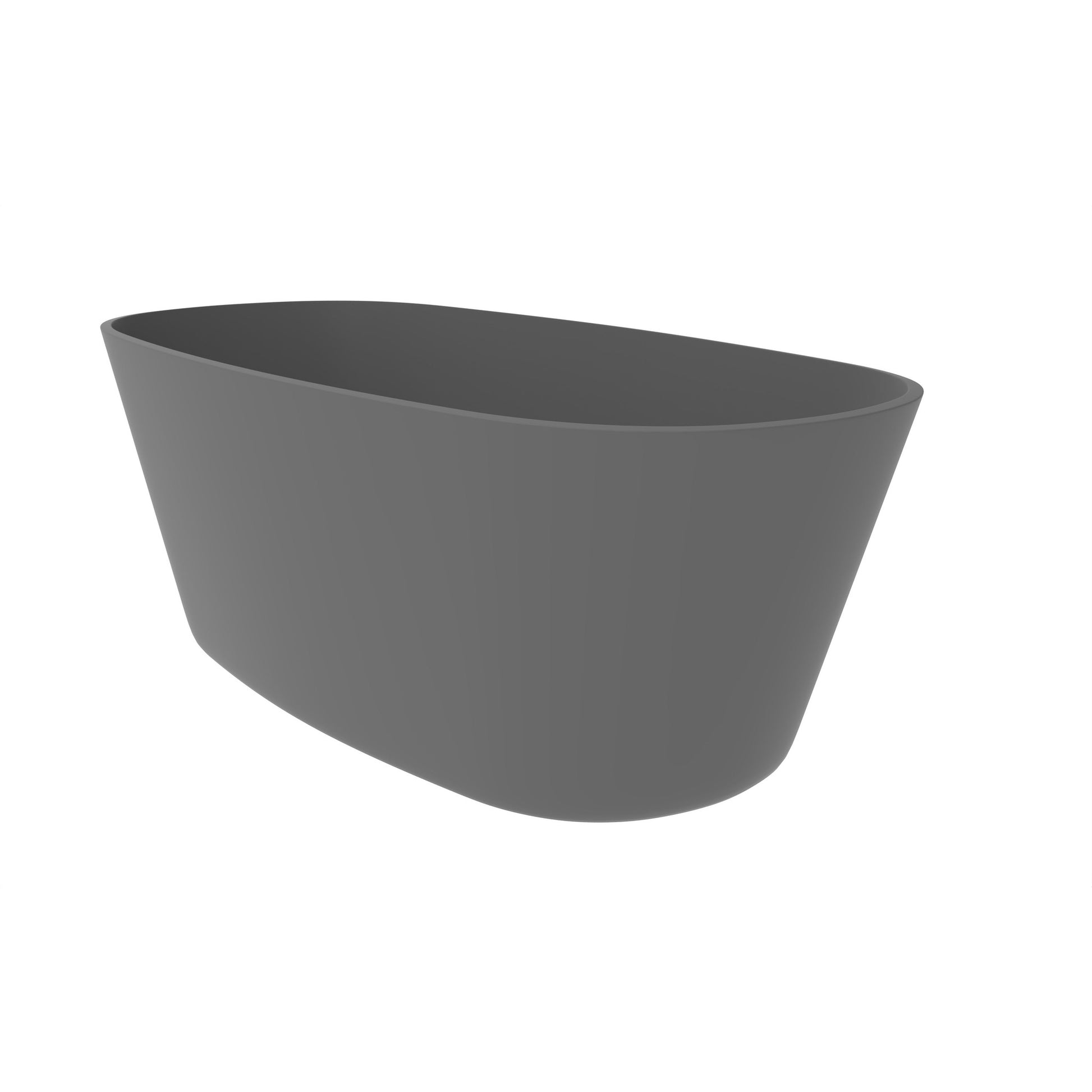 Castello USA Hermosa 71" Gray Freestanding Bathtub