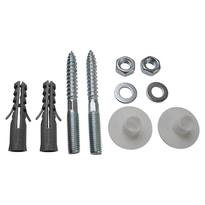 Castello USA Juniper 24" Black Wall-Mounted Bathroom Sink With Faucet Hole