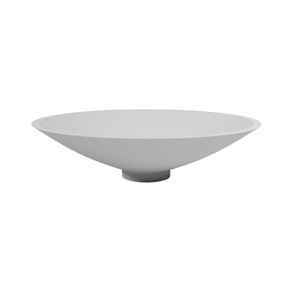 Castello USA Mahdi 19" White Round Vessel Sink