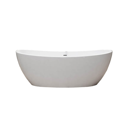 Castello USA Manhattan 59" White Freestanding Bathtub