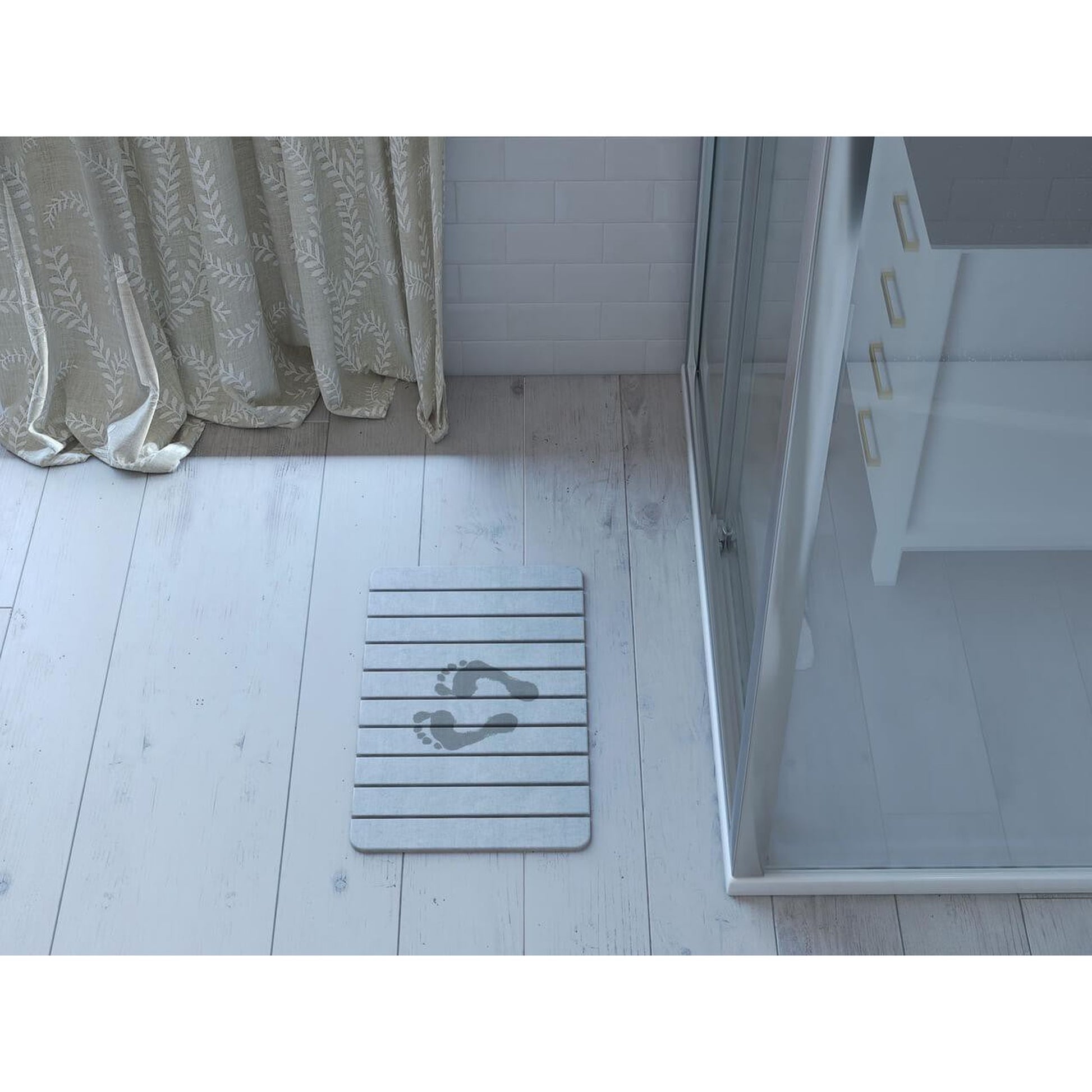 Castello USA Natural Stone Step Quick Dry Bath Mat