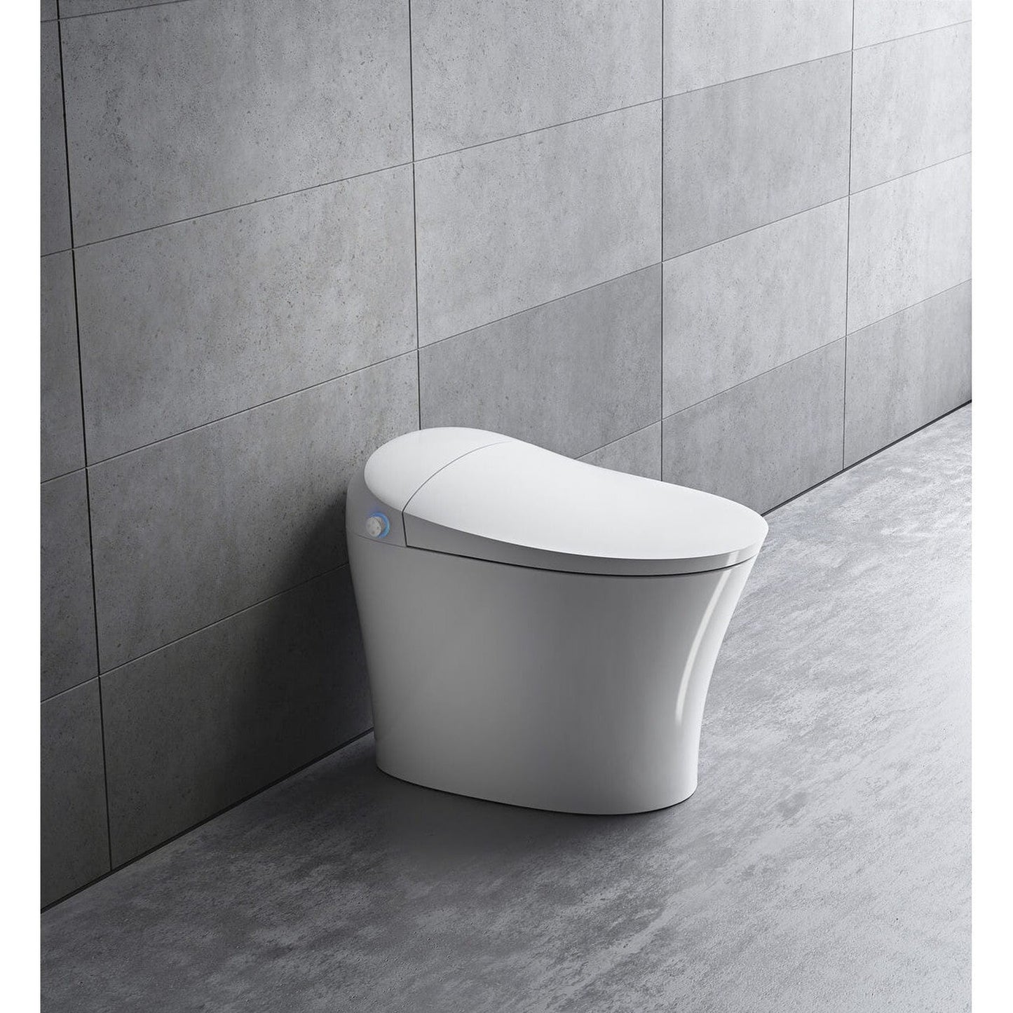 Castello USA New York White Full Function Smart Toilet With Adjustable Bidet