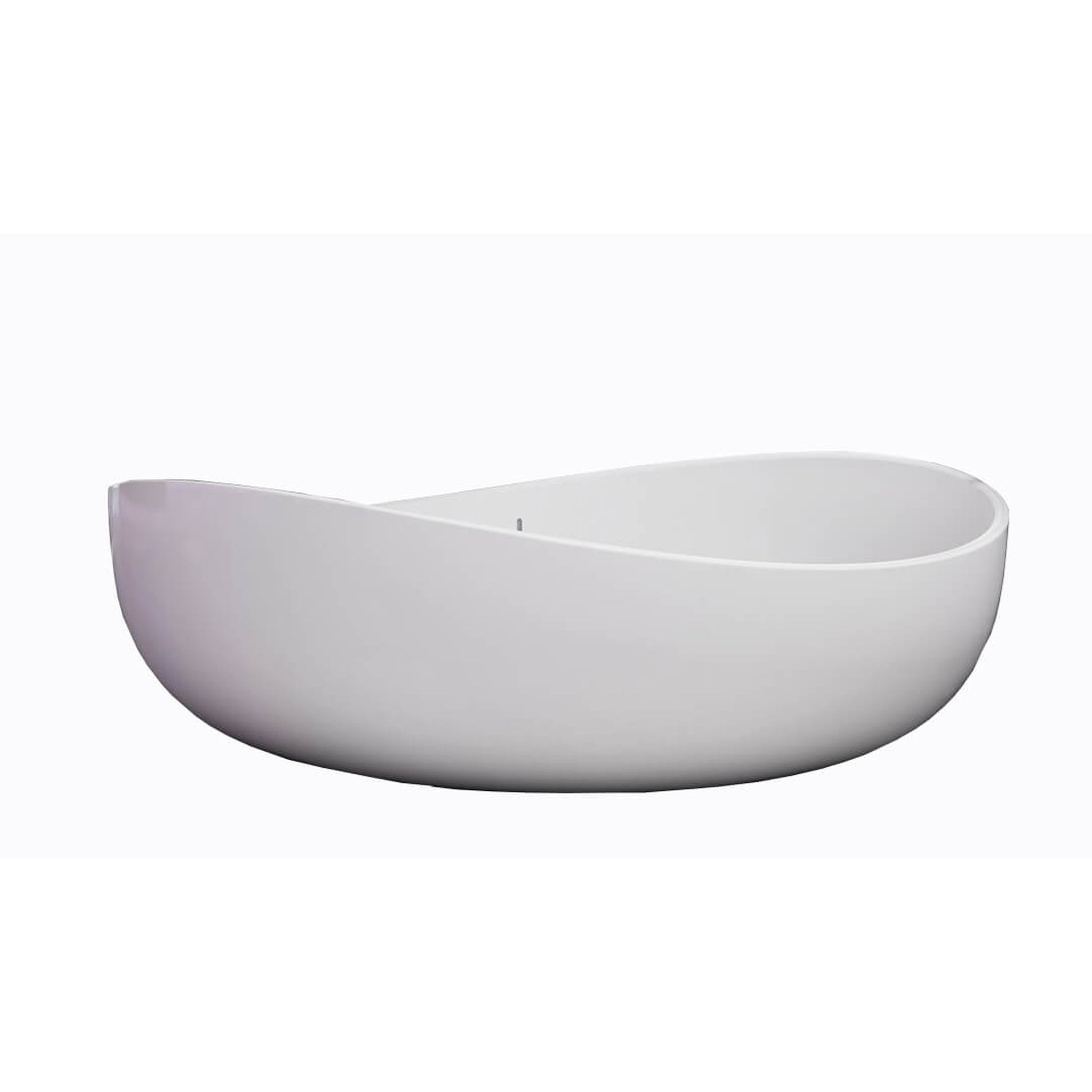 Castello USA Newport 71" White Freestanding Bathtub