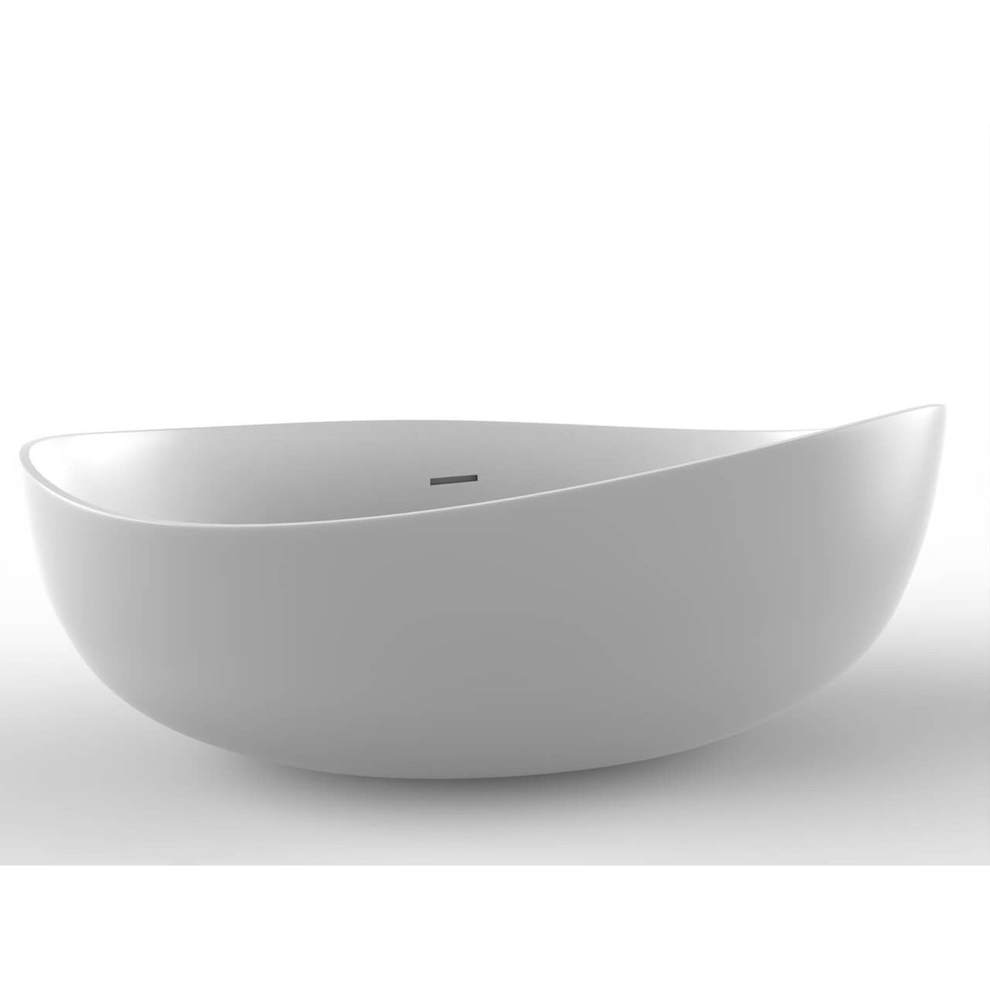 Castello USA Newport 71" White Freestanding Bathtub