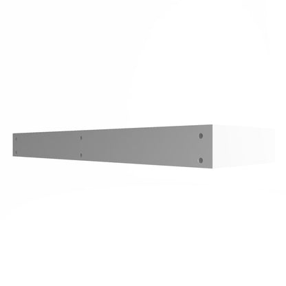 Castello USA Pyramid 60" White Wall-Mounted Bathroom Sink With Faucet Hole