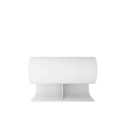 Castello USA Soprano 30" White S-Shaped Wall-Mounted Bathroom Sink