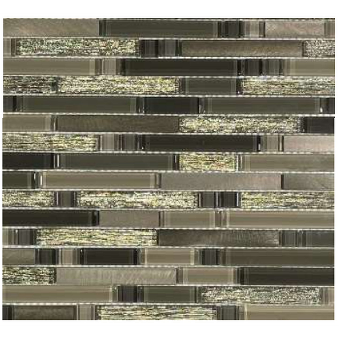 Ceramic City USA Mosaic 12" x 12" Bronze Tile