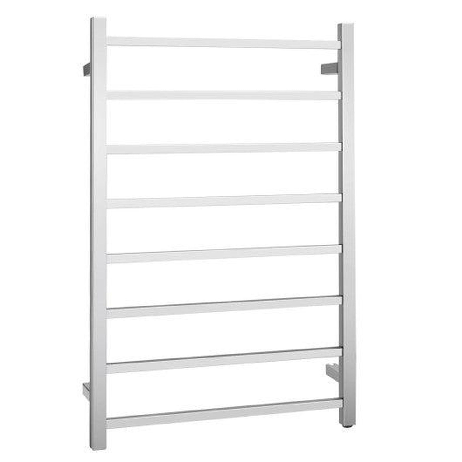 Costway 145W Electric Towel Warmer Wall Mounted Heated Drying Rack 8 Square Bars
