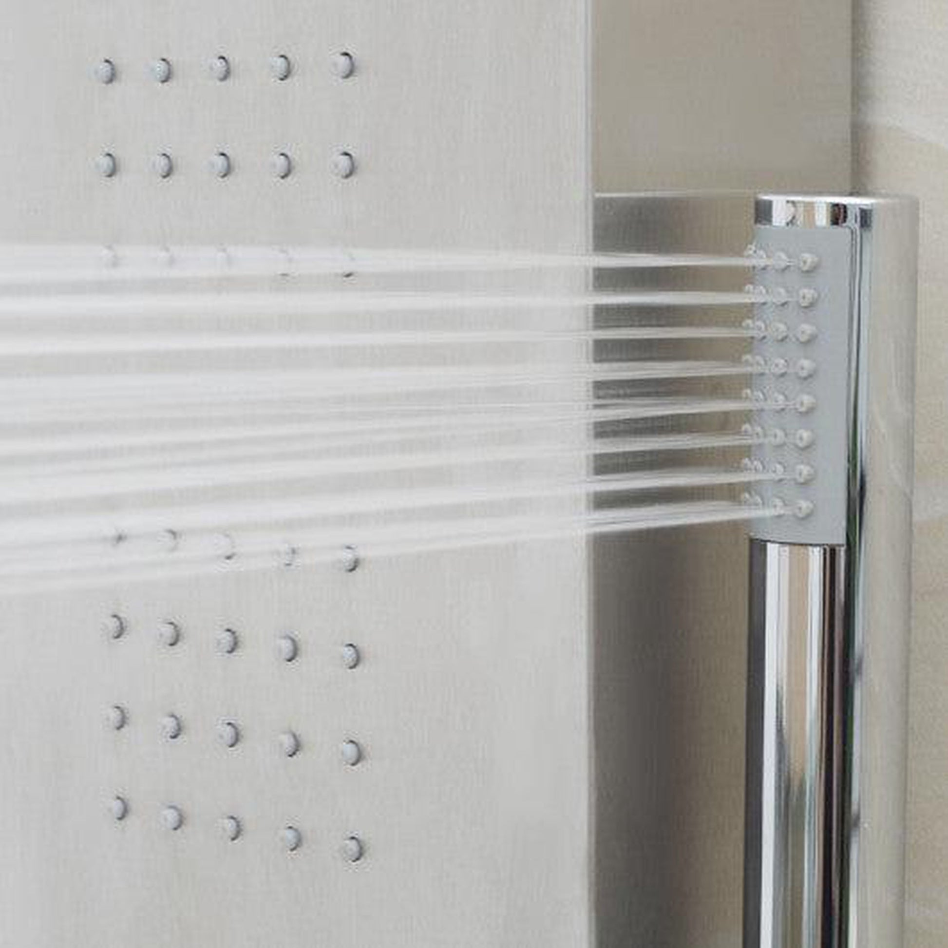 Costway 57" Stainless Steel Rainfall Shower Panel