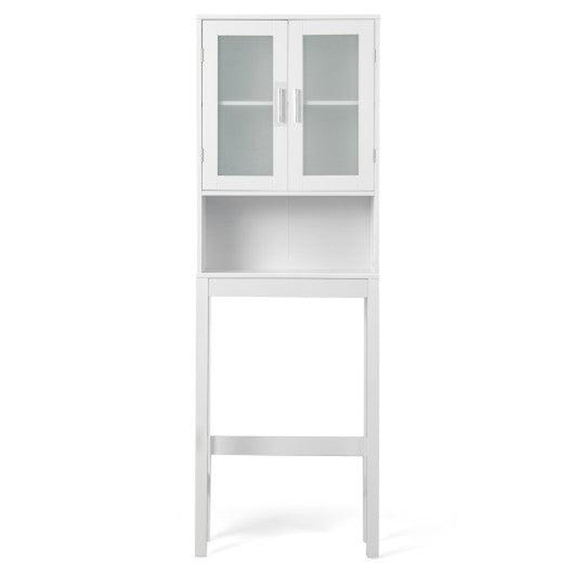Costway Over the Toilet Bathroom Storage Cabinet with Adjustable Shelf