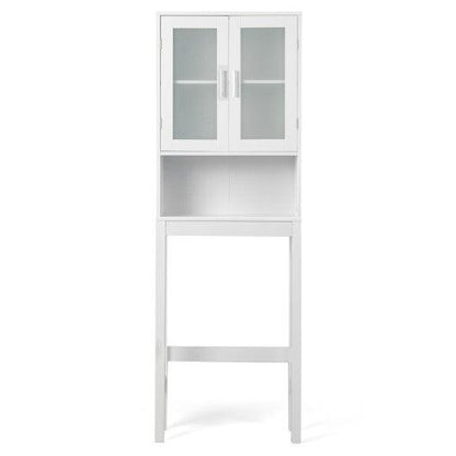Costway Over the Toilet Bathroom Storage Cabinet with Adjustable Shelf