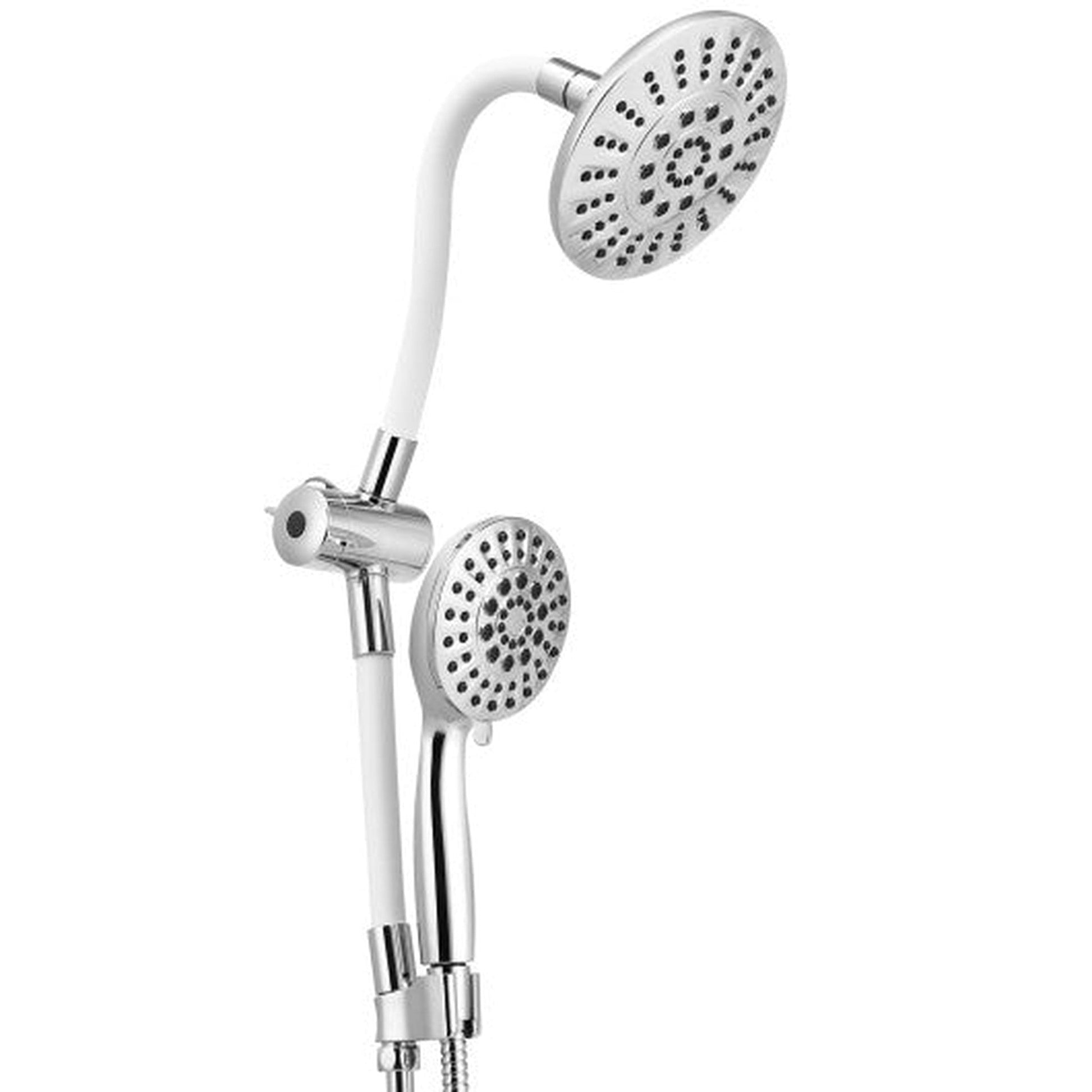 Costway White High Pressure Combo Handheld Shower Head