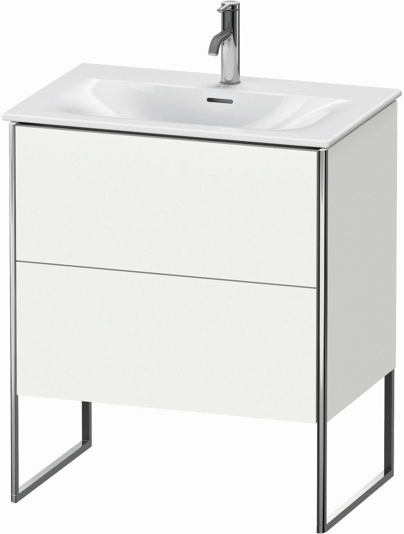 Duravit XSquare 28" White Matt Two Drawer Floorstanding Vanity Unit (XS452301818)