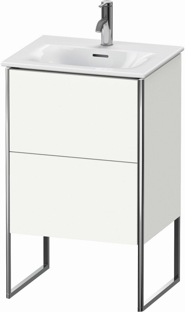 Duravit XSquare 20" White Satin Matt Two Drawer Floorstanding Vanity Unit (XS452103636)