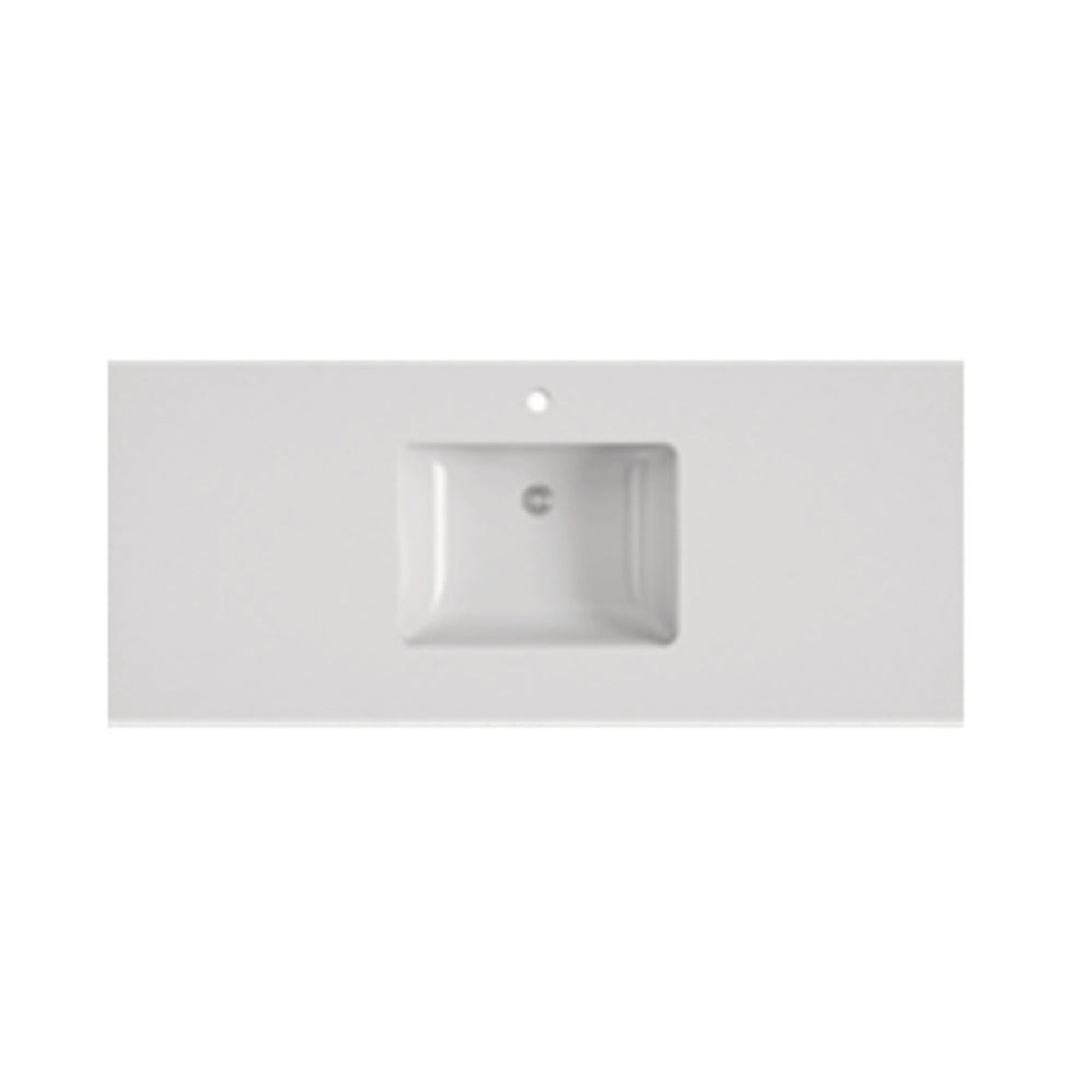 DM Bath 53" Tranquility Quartz Countertop with OXFORD Undermount Sink