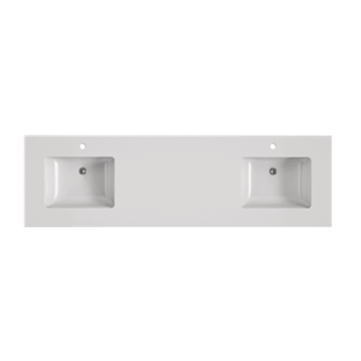 DM Bath 73" Tranquility Quartz Countertop with Double OXFORD Undermount Sink