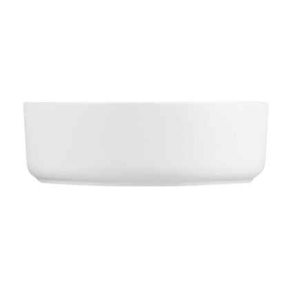 DM Bath ARI 14" White Flat Circular Vessel Sink