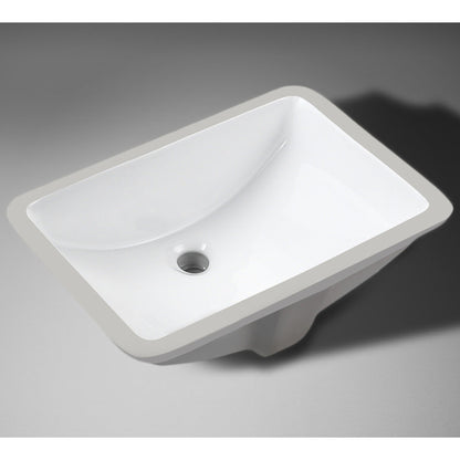 DM Bath OXFORD 18" x 13" Undermount Bathroom Sink