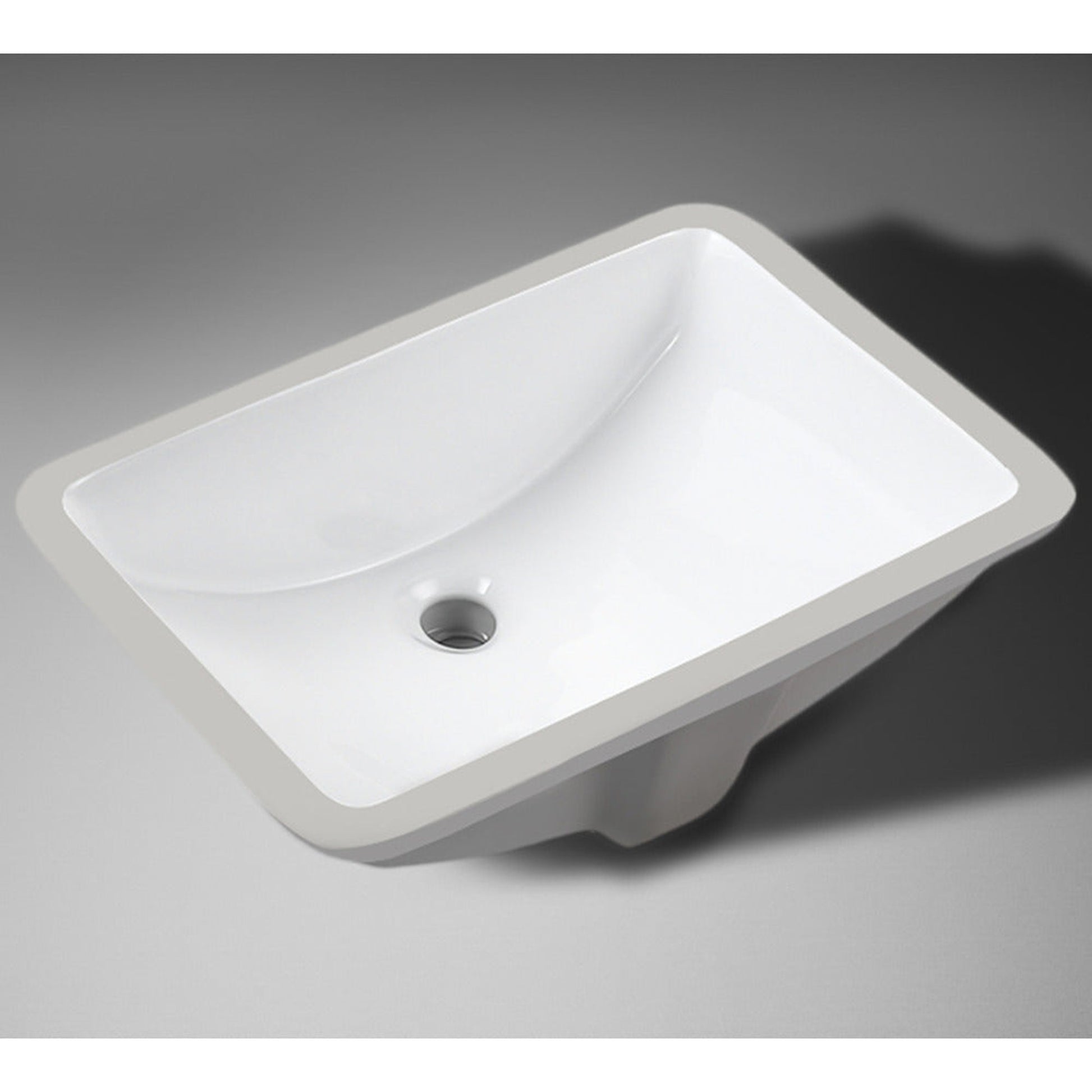 DM Bath OXFORD 21" x 15'" Undermount Bathroom Sink