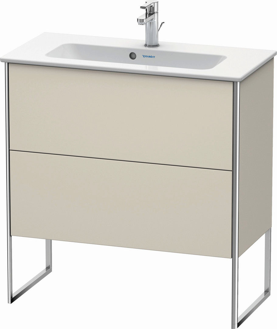Duravit XSquare 32" Taupe Two Drawer Floorstanding Vanity Unit (XS445509191)